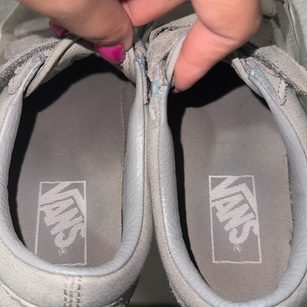 Vans Velcro Gray Shoes Sneakers - Picture 12 of 14